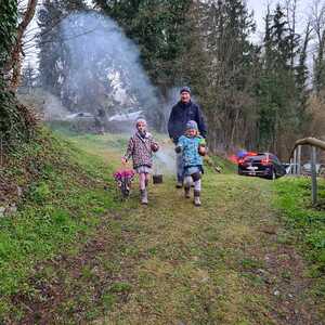 Weihfeuertragen in unserer Pfarre