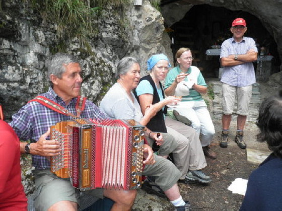 Rochusgrotte Essling / P. Ulrich Diel OSB zwischen Altenmarkt und Großreifling